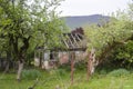 Destroyed house in Abkhazia Royalty Free Stock Photo
