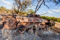 Destroyed infantry combat vehicle, War actions aftermath, Ukraine and Donbass conflict