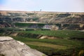 Destroyed landscape in Garzweiler opencast mining lignite