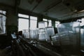 A destroyed school in the front-line village of Shirokino. Consequences of the war between Russia and Ukraine.