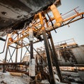 Destroyed By A Separator. Equipment for the separation of oil. Modular oil treatment plant