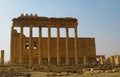 Destroyed temple of Baal in Palmyra, Syria. Eliminated by ISIS now. Royalty Free Stock Photo