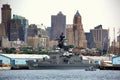 Destroyer JDS Shirane moored in Brooklyn during 2012 Fleet Week
