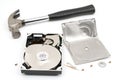 Destroying hard disk drive