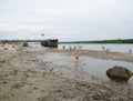 The destruction of the Kakhovka dam led to a catastrophic decrease in the water level in the Dnipro river