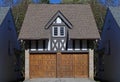 Detached garage with attic