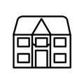 Detached icon vector isolated on white background, Detached sign , line or linear sign, element design in outline style