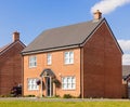 Detached new build home. UK Royalty Free Stock Photo