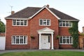 Detached Red Brick House Royalty Free Stock Photo