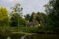 Detached and secluded small cottage by a river