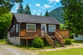 Detached house with big patio on country side in British Columbia, Canada