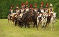 A detachment of French cavalry.