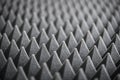 Detail of Acoustic Foam in Recording Studio Royalty Free Stock Photo