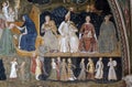 Detail of the Active and Triumphant Church fresco in Santa Maria Novella church in Florence