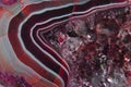 detail of agate mineral Royalty Free Stock Photo
