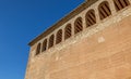 Detail of the Alquezar castle Royalty Free Stock Photo