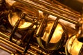 Detail of a alt saxophone