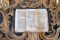 Detail of the altar in the chapel of Saint George in Purga Lepoglavska, Croatia