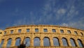 ancient roman arena, Amphitheater, Pula, Croatia Royalty Free Stock Photo