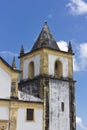 Detail of an ancient church in Olinda, Recife, Brazil Royalty Free Stock Photo