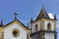 Detail of an ancient church in Olinda, Recife, Brazil Royalty Free Stock Photo