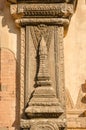 Detail of ancient Htilo Minlo pagoda at dawn. Royalty Free Stock Photo