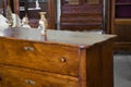 Detail of an ancient italian furniture just restored - Italian c