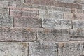 Detail of the ancient limestone steps of Roman Arena