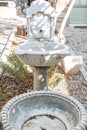 Detail of an ancient Roman washbasin Royalty Free Stock Photo