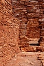 Detail, ancient stone walls, Lomaki Pueblo