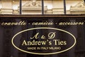 Andrews ties store, Italy