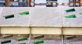 Detail of anti noise screens on the Gran VÃÂ­a in Barcelona