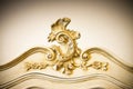 Detail of an antique italian furniture just restored Royalty Free Stock Photo