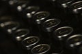 Detail of antique typewriter keys Royalty Free Stock Photo