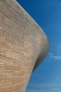 Detail of The Aquatics Centre, Queen Elizabeth Olympic Park Royalty Free Stock Photo