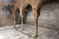 Detail of The Arabic baths El Banuelo. Granada