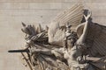 Detail of the Arc de Triomphe, Paris