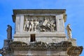 Detail of the Arch of Constantine - landmark attraction in Rome, Italy Royalty Free Stock Photo