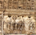 Detail from Arch of Titus in Rome