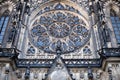 Detail of architecture, Cathedral of Saint Vitus, Prague Old Tow