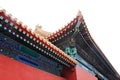 Detail of architecture in Forbidden City, the Palace Museum Royalty Free Stock Photo