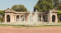 Detail of the architecture of the fountains of Dona Casilda park