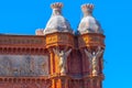 Detail of the Arco de Triunfo in Barcelona