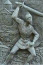 Detail on Armenian Genocide monument - Philadelphia Royalty Free Stock Photo