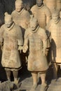 Army of Terracotta Warriors and Horses, Xian, China Royalty Free Stock Photo