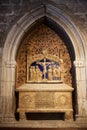 Detail artwork inside the Basilica Santa Maria del Mar