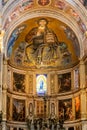 Detail of the artwork at the main altar of the Duomo cathedral of Pisa, Tuscany, Italy