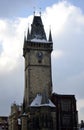 Detail of astrology clock tower Royalty Free Stock Photo