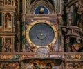 Detail of the astronomical clock inside Notre-Dame de Strasbourg Cathedral, France