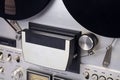 Detail from Audio Tape Recorder Royalty Free Stock Photo